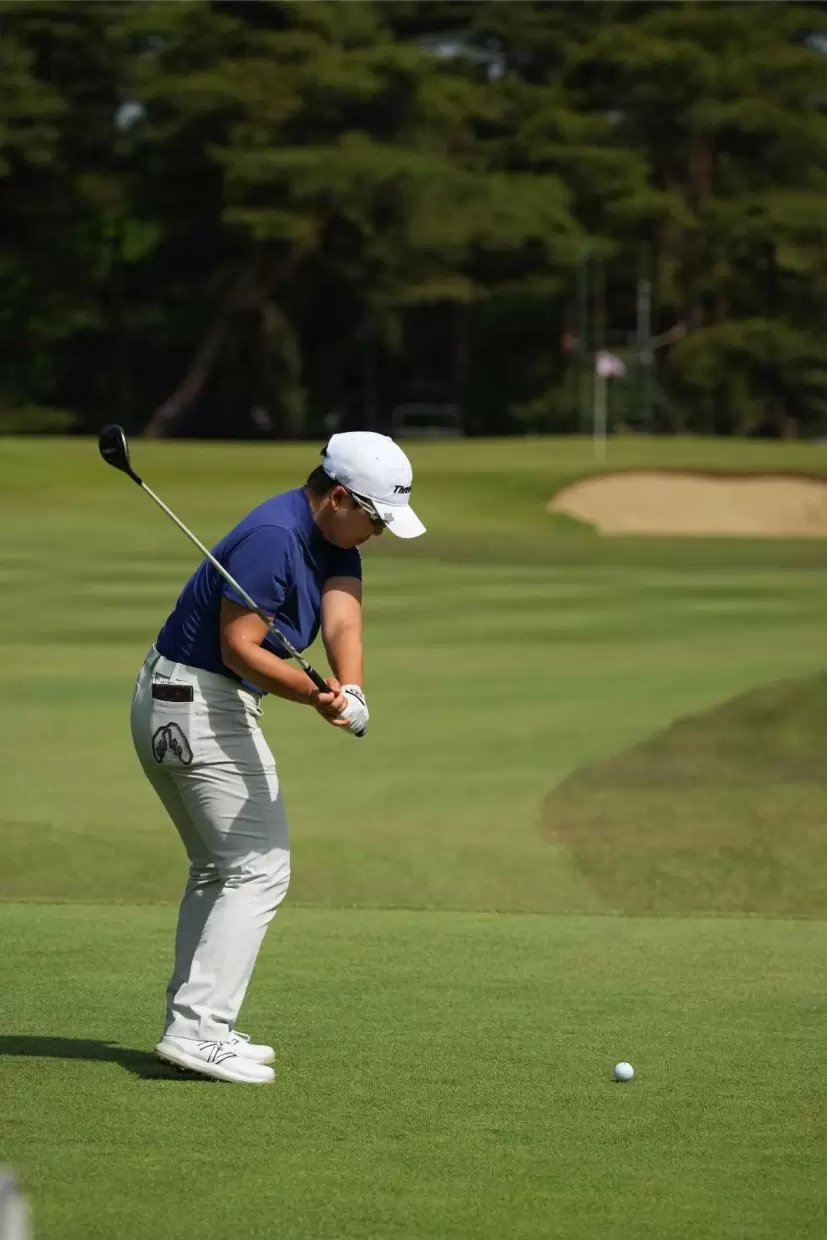 申ジエのユーティリティスイング