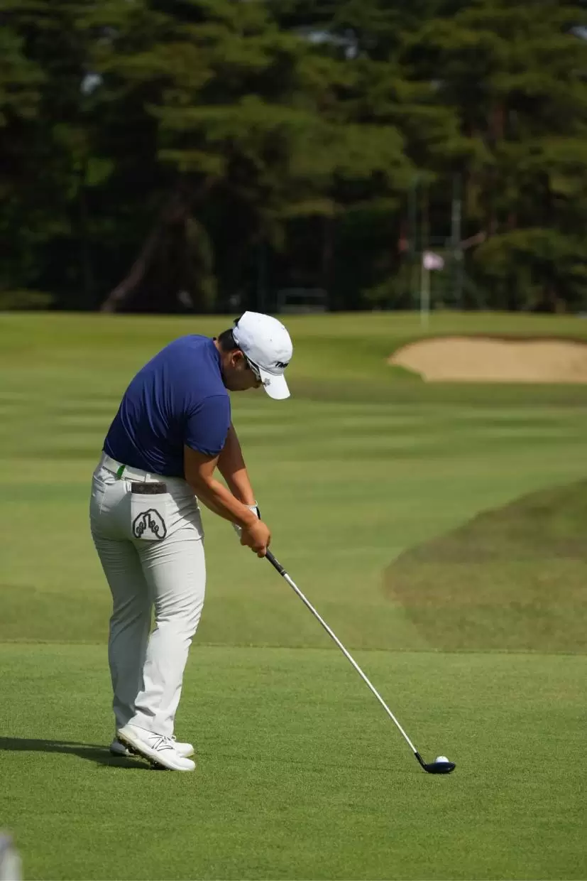 申ジエのユーティリティスイング