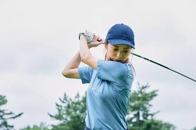 ユニクロ,ポロシャツ,ゴルフ女子