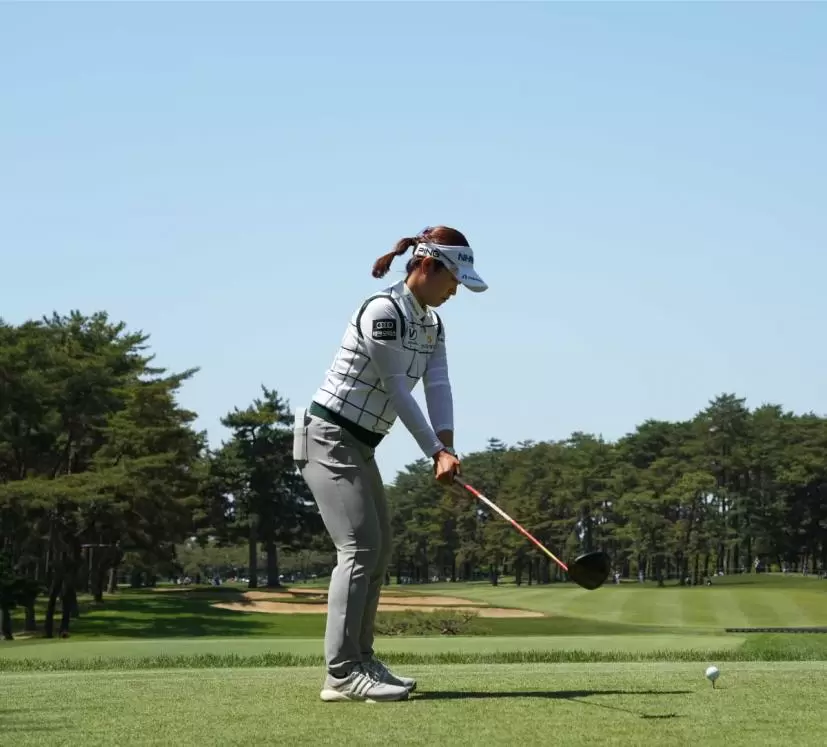 パク・ミンジのドライバースイング