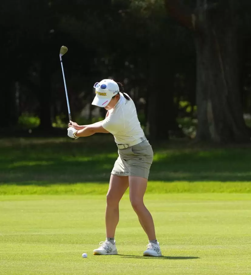 岩井千怜のアイアンスイング