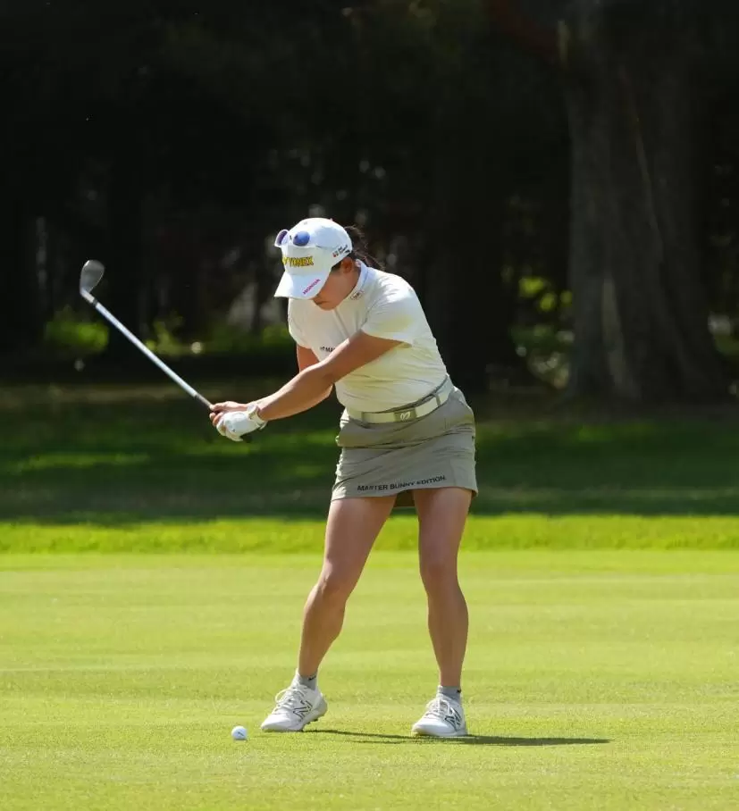 岩井千怜のアイアンスイング