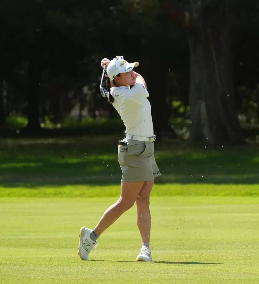 岩井千怜のアイアンスイング