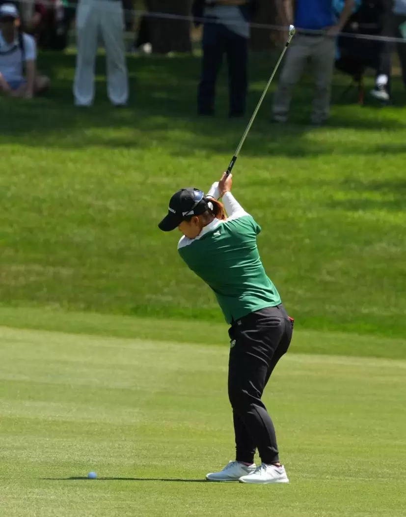 西郷真央のアイアンスイング