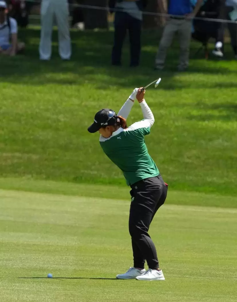 西郷真央のアイアンスイング