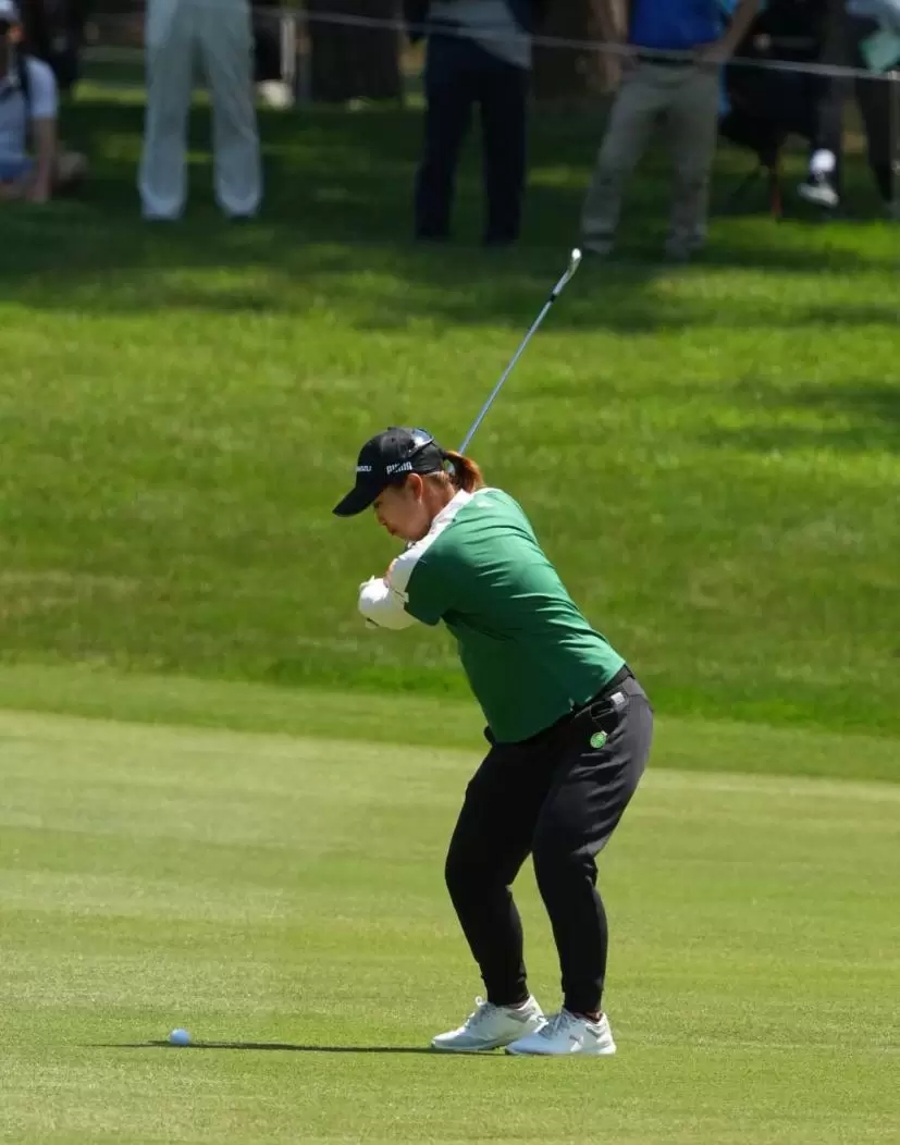 西郷真央のアイアンスイング