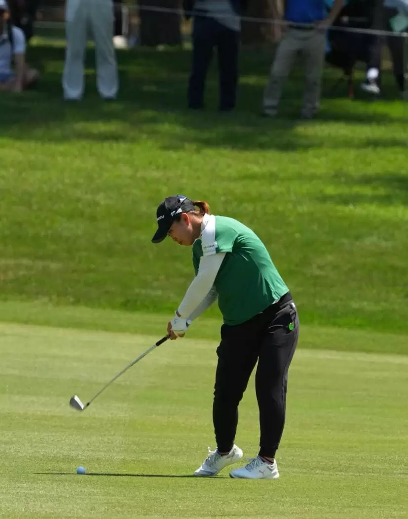 西郷真央のアイアンスイング