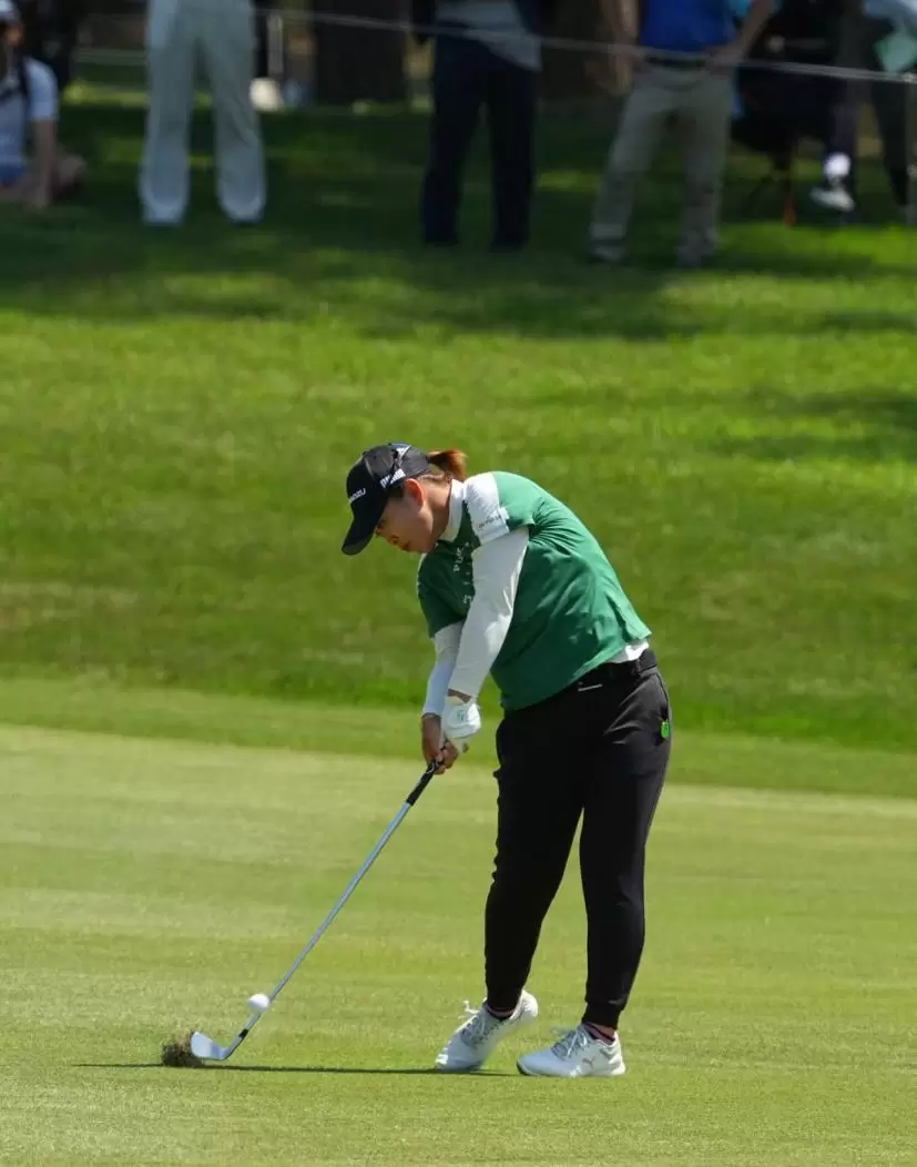 西郷真央のアイアンスイング