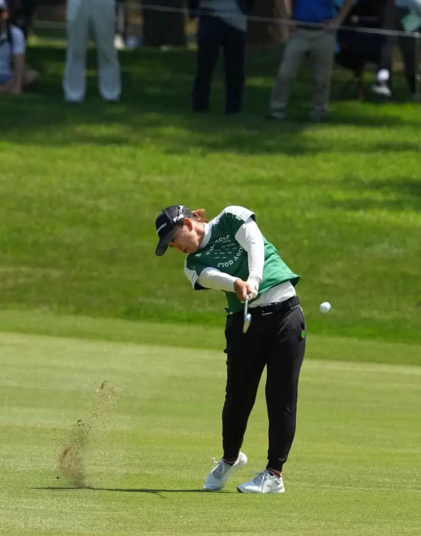 西郷真央のアイアンスイング