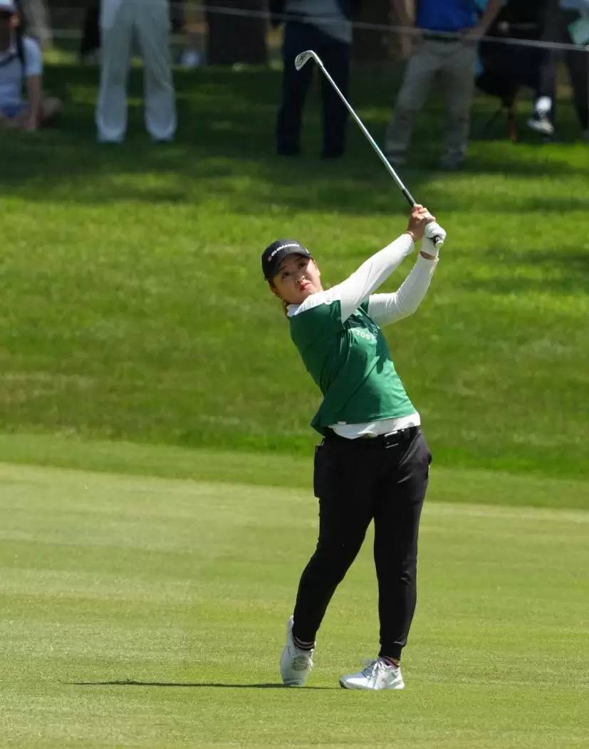 西郷真央のアイアンスイング