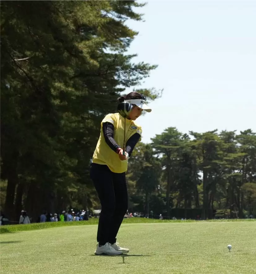 青木瀬令奈のドライバースイング