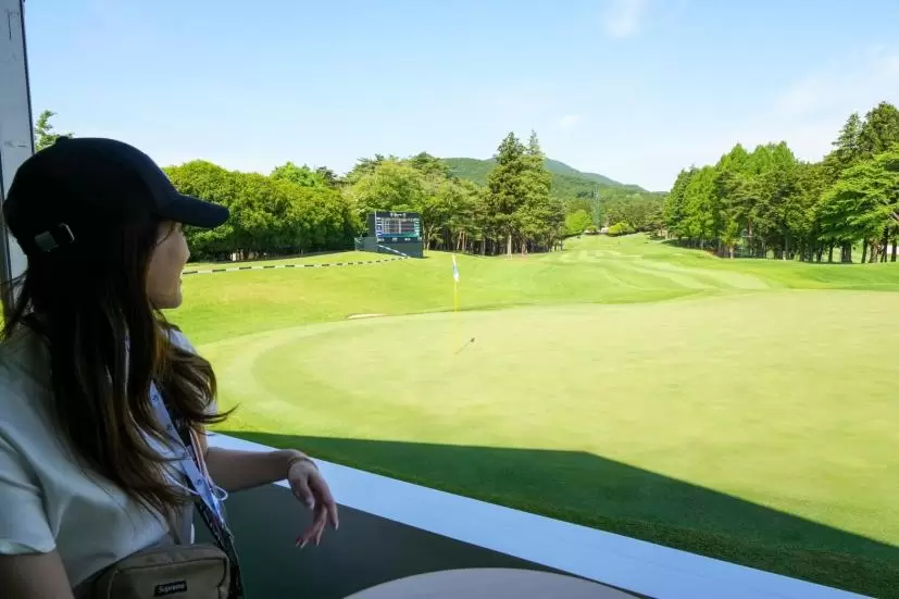 18番グリーン,テラス席,VIPラウンジ