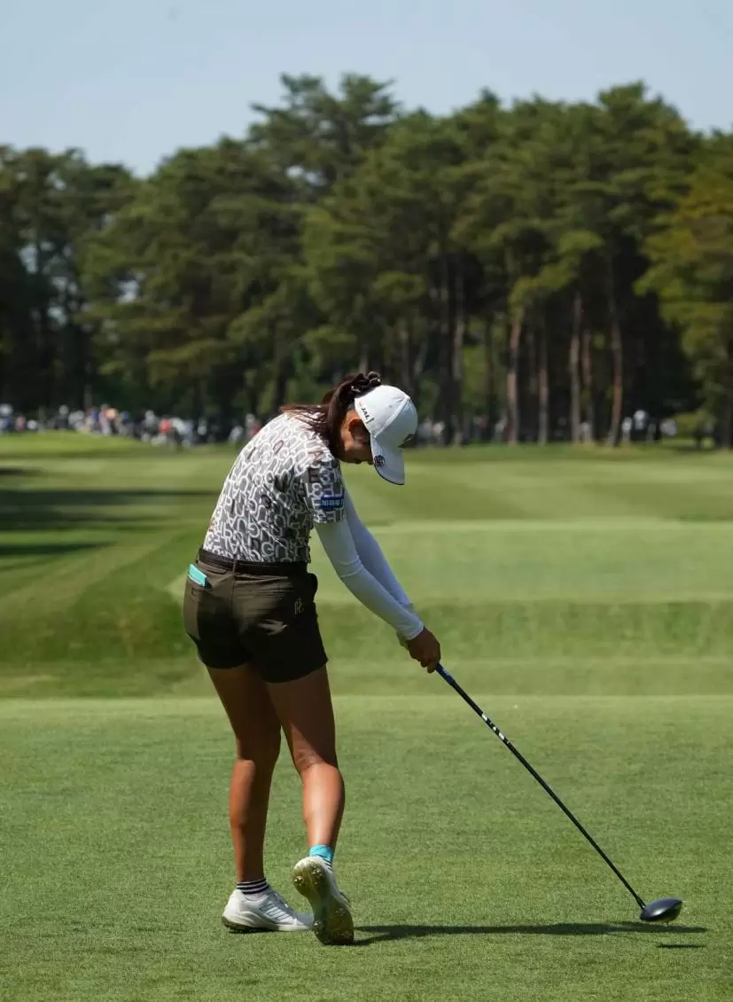 馬場咲希のドライバースイング