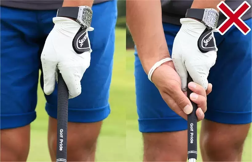 ゴルフ,グリップ,握り方