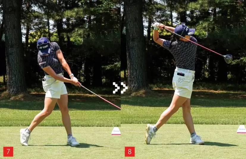 岩井千怜,スイング