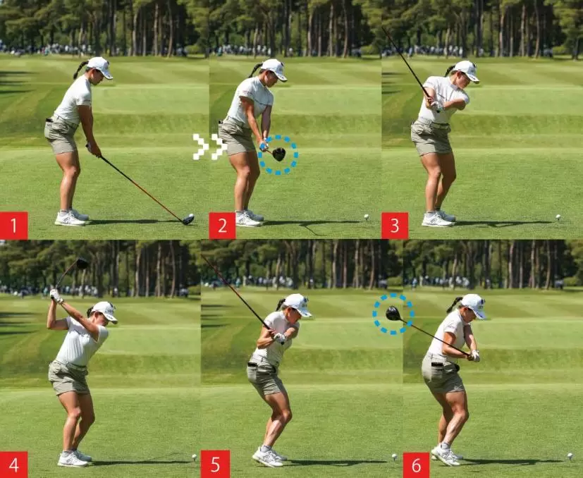 岩井千怜,スイング