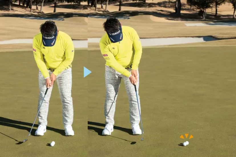 ボール2個打ち,パッティング