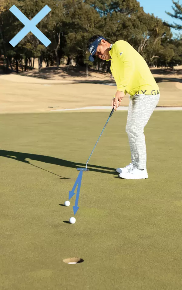 ダメな転がし方