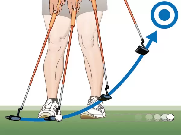 インパクト後のヘッド