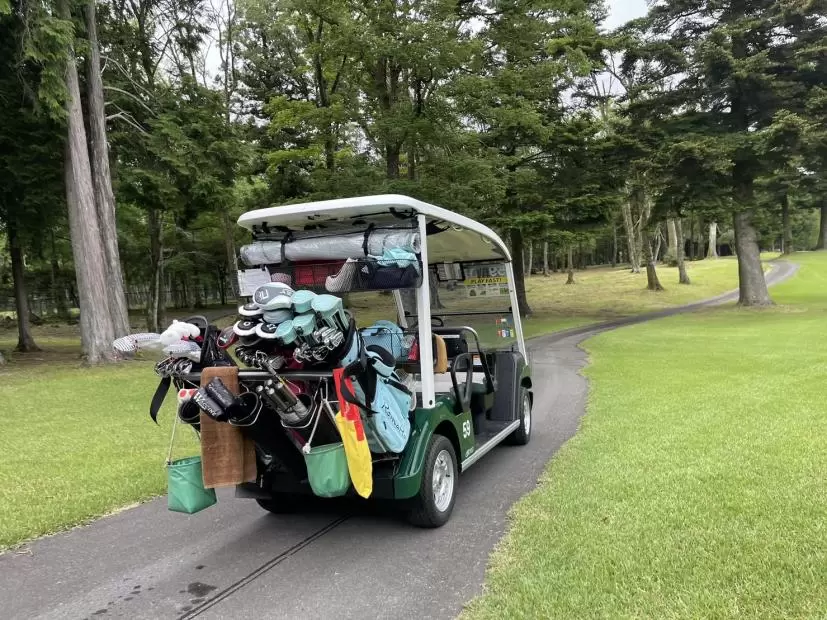 カート,ゴルフ場