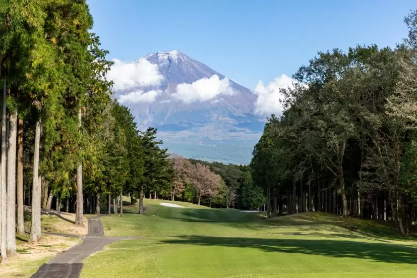 ゴルフコース,富士山