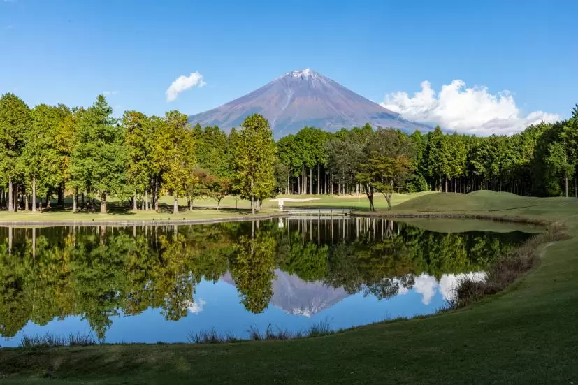 ゴルフコース,富士山