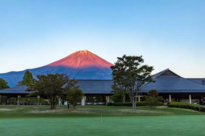 ゴルフ場,富士山