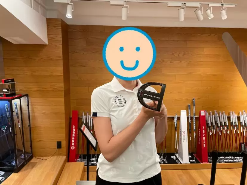 オデッセイパットラボでパターフィッティング