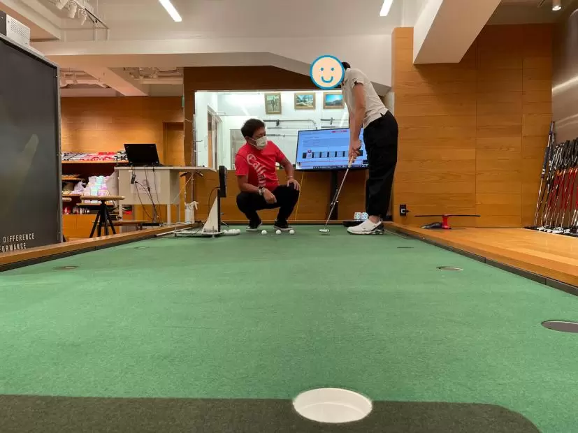 オデッセイパットラボでパターフィッティング