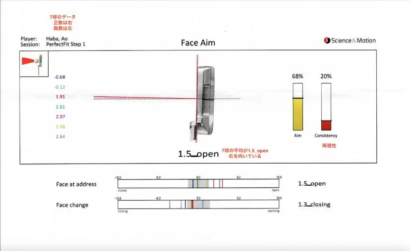オデッセイパットラボでパターフィッティング