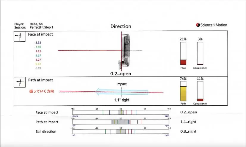 オデッセイパットラボでパターフィッティング