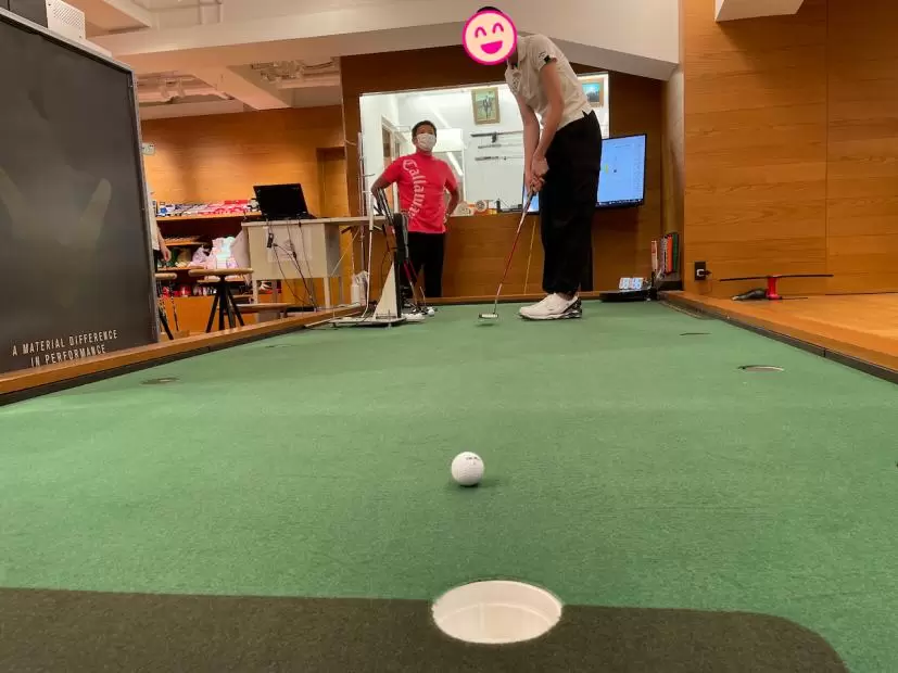 オデッセイパットラボでパターフィッティング