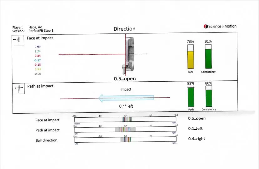 オデッセイパットラボでパターフィッティング
