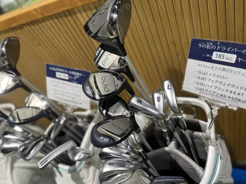 ping,レディースクラブ,ゴルフ女子