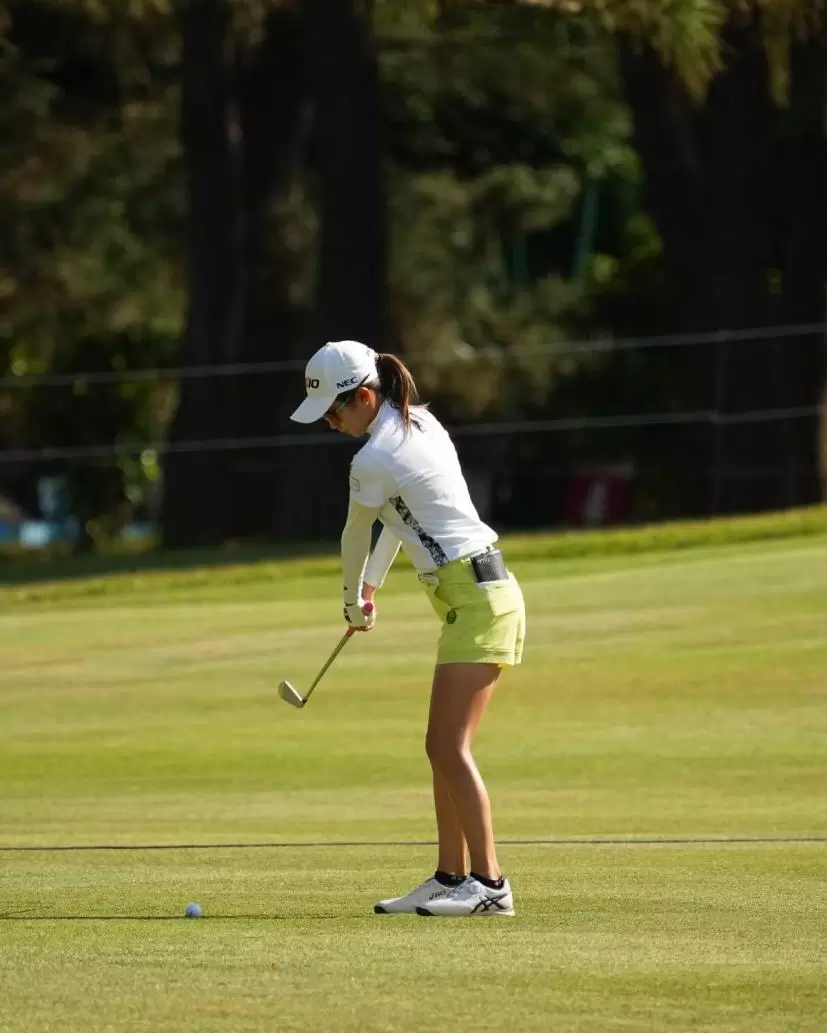 安田祐香のアイアンスイング