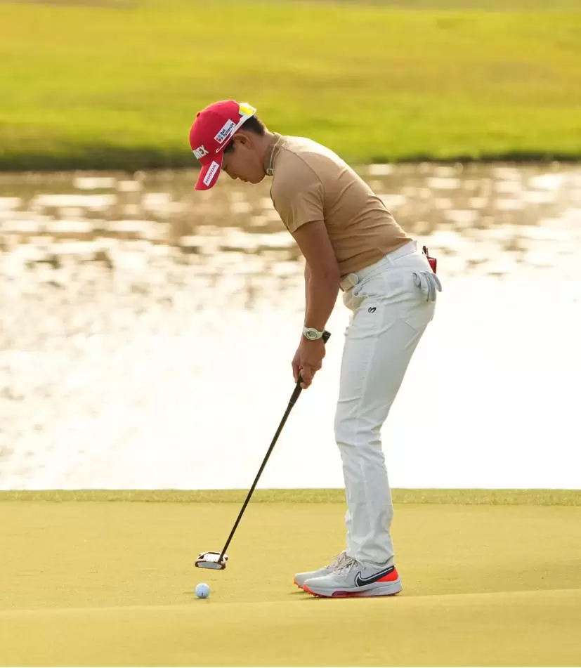 岩井明愛のパッティングストローク