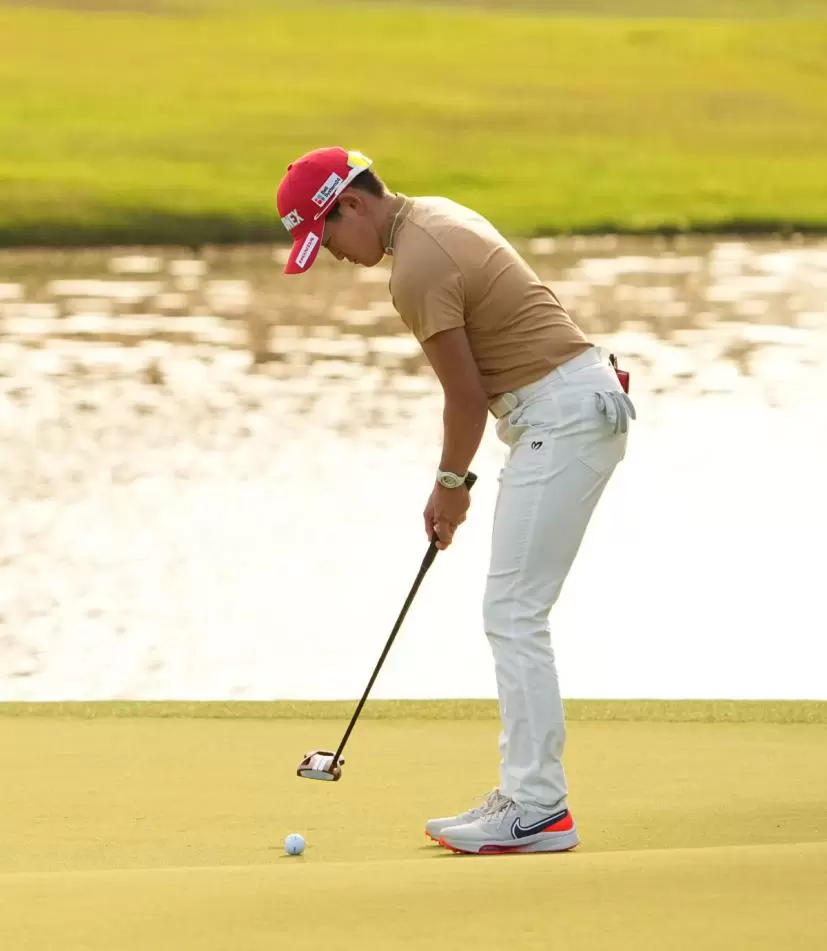 岩井明愛のパッティングストローク