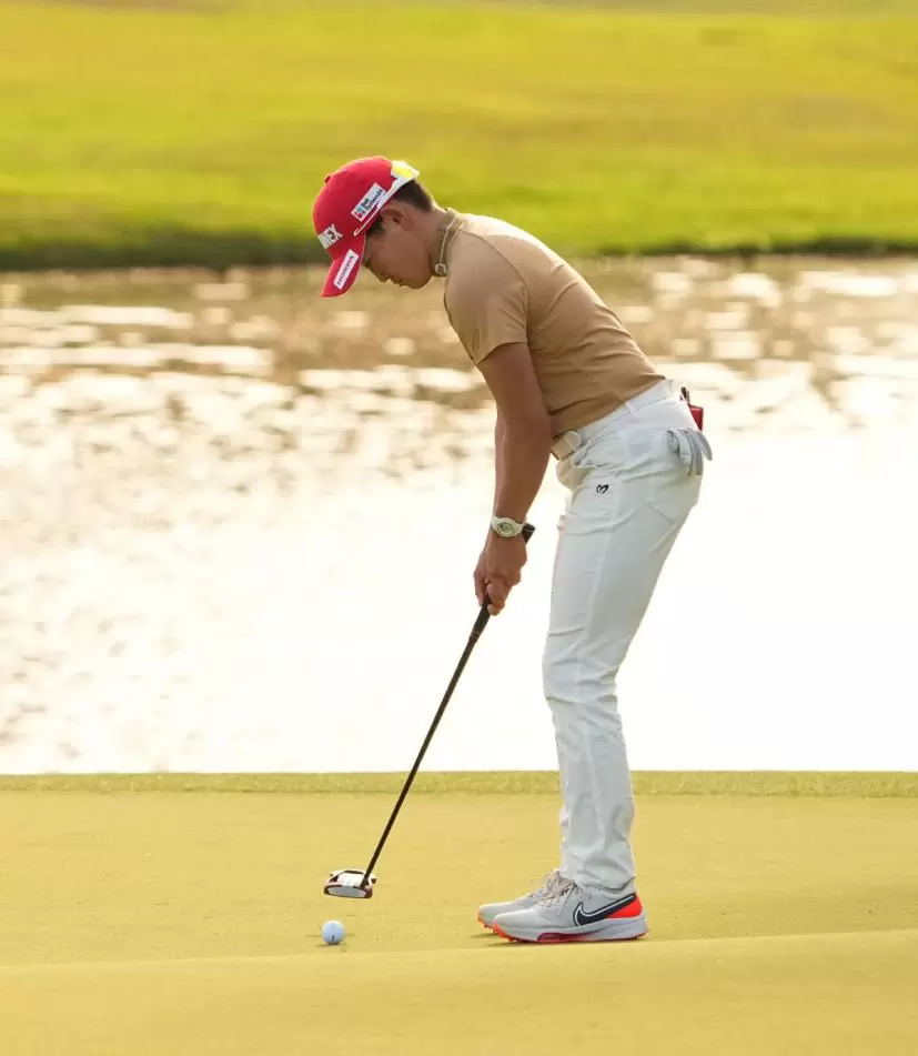 岩井明愛のパッティングストローク