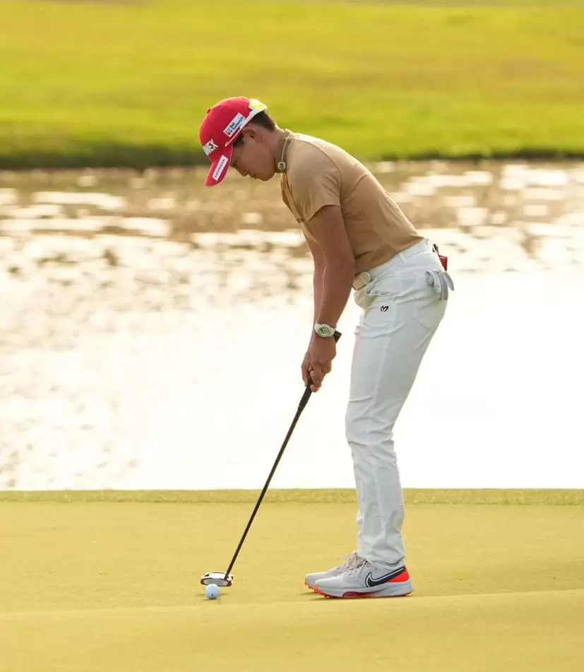 岩井明愛のパッティングストローク