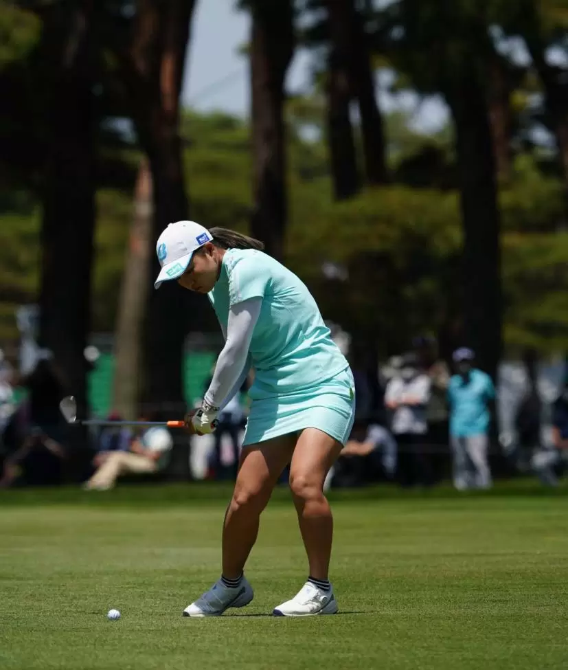 佐藤心結のウェッジスイング