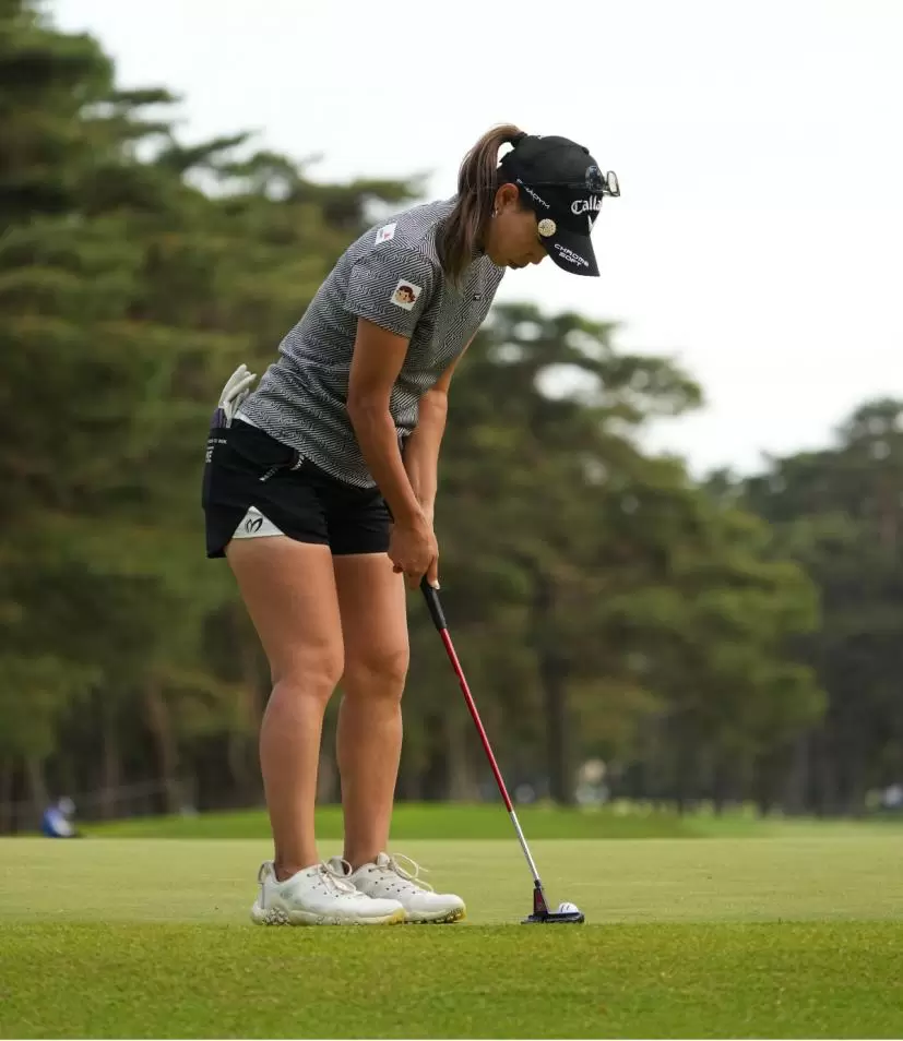 上田桃子のパッティングストローク