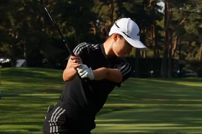 森田遥のドライバースイング