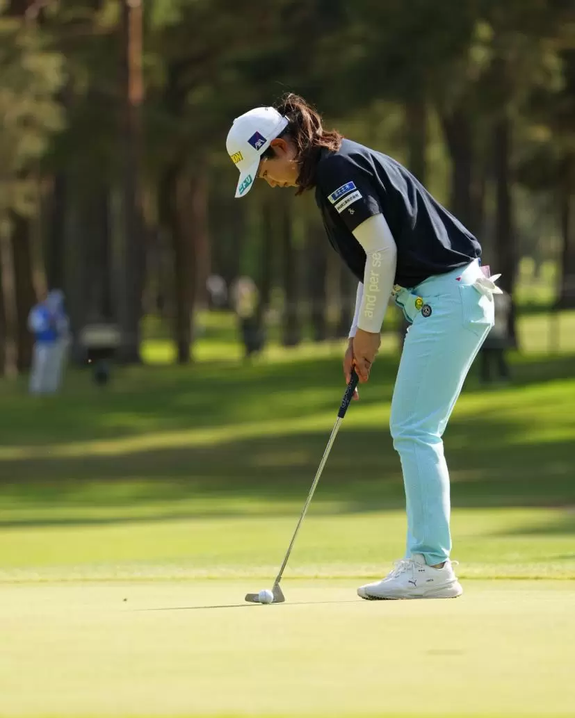 櫻井心那のパッティングストローク