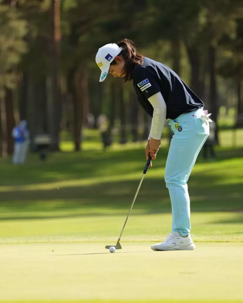 櫻井心那のパッティングストローク