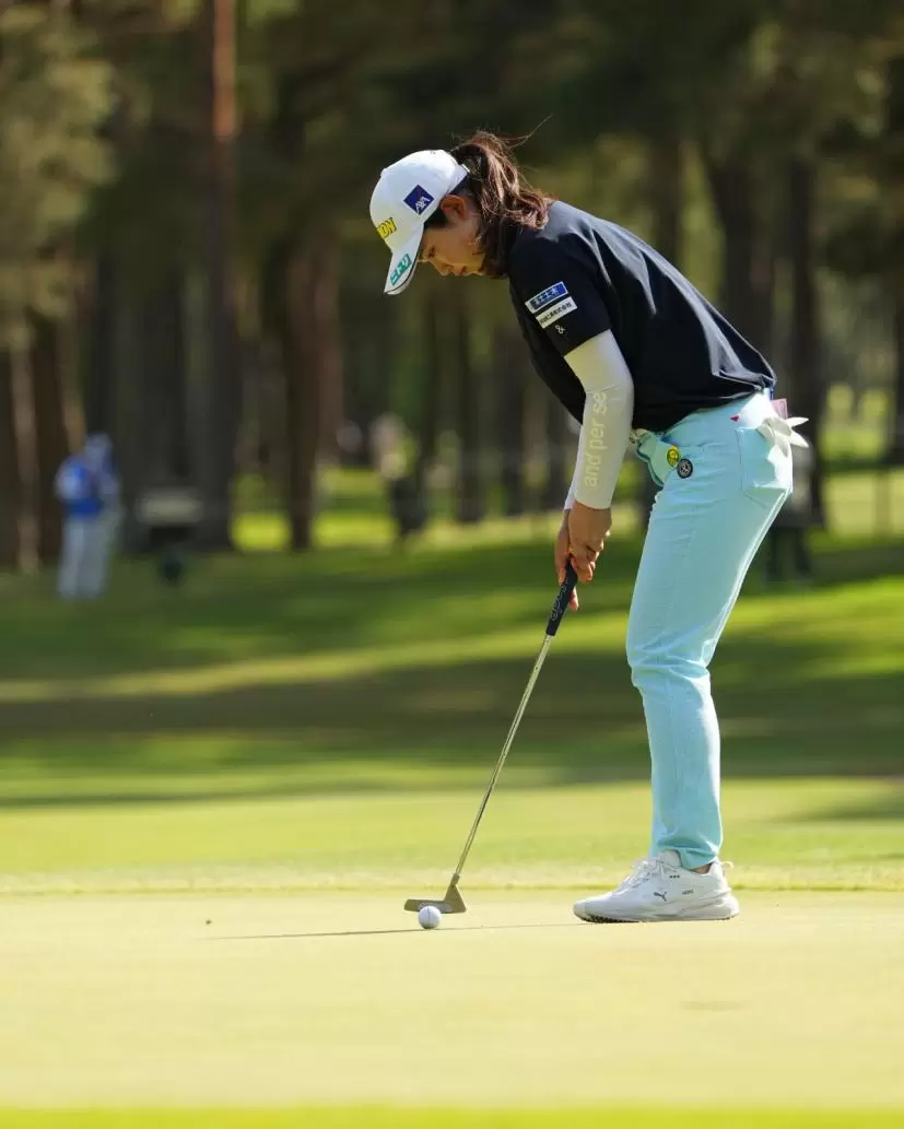 櫻井心那のパッティングストローク