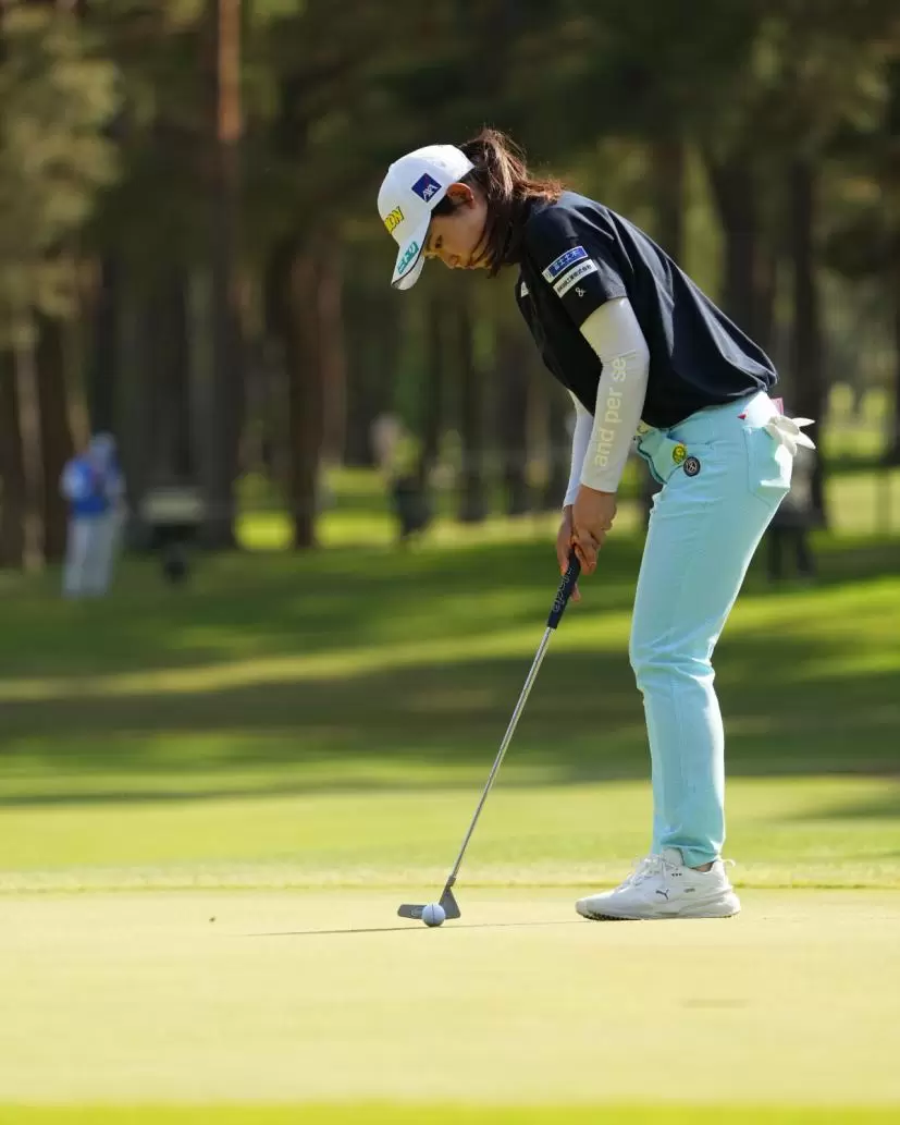 櫻井心那のパッティングストローク