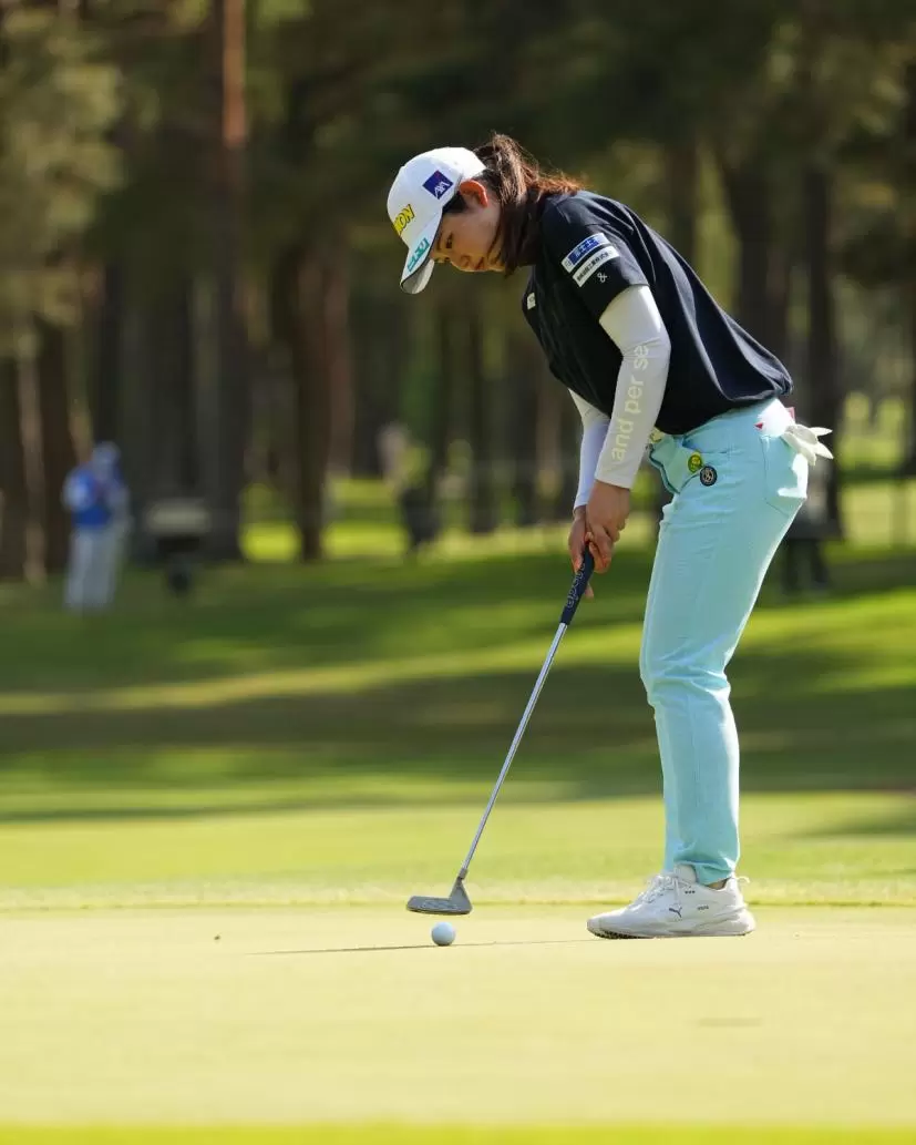 櫻井心那のパッティングストローク