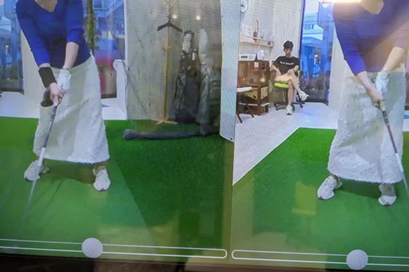 ４６－８：スイング動画比較