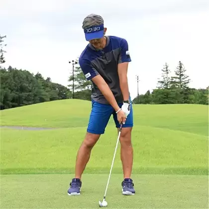 ゴルフ,ハンドファースト