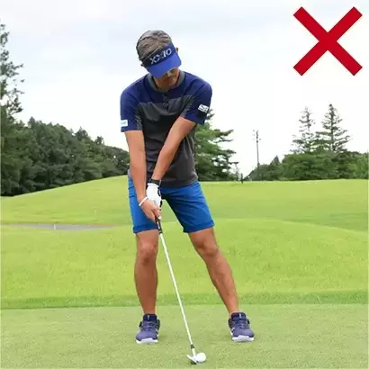 ゴルフ,ハンドファースト